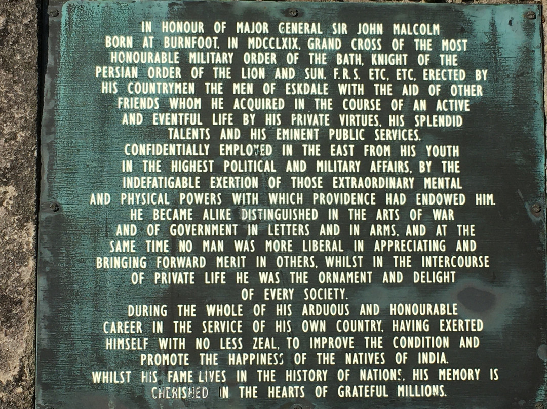 The John Malcolm Monument