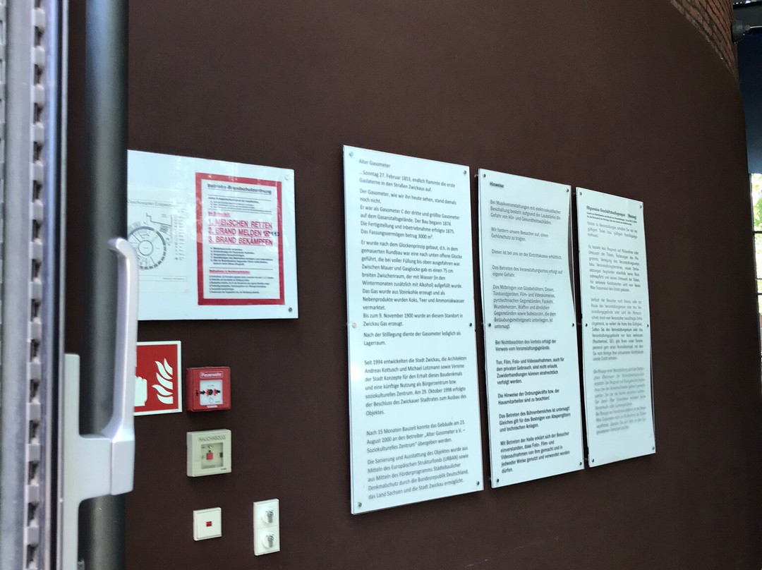 Soziokulturelles Zentrum "Alter Gasometer"-Zwickau必去景点