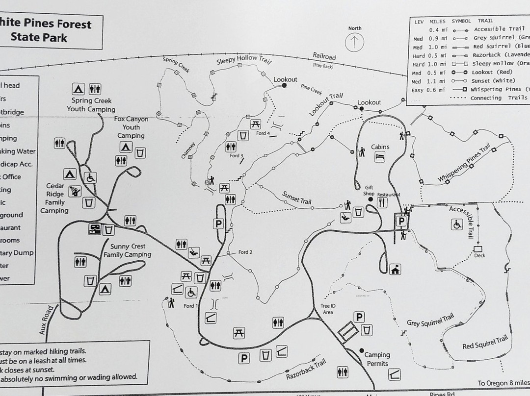 White Pines Forest State Park景点图片
