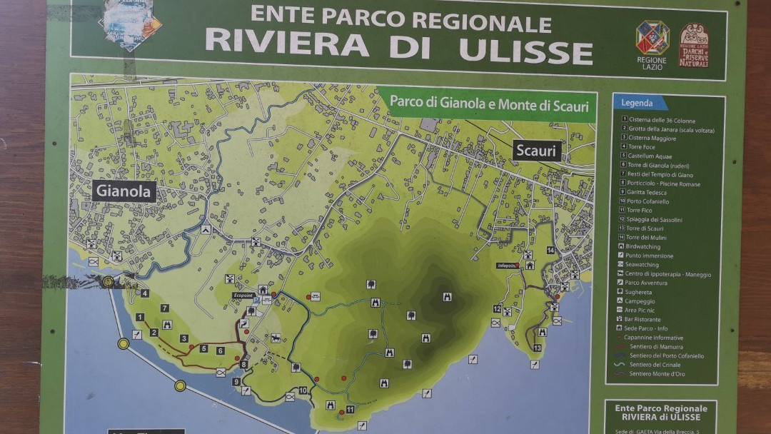 Parco Di Gianola E Monte Di Scauri-Formia必去景点