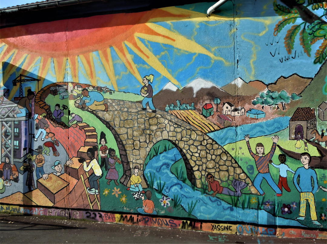 Fresque Trop de Murs-L'Ile-Saint-Denis必去景点