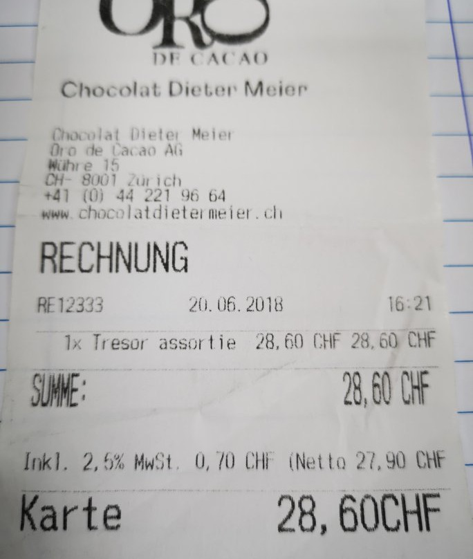 Chocolat Dieter Meier-苏黎世必去景点