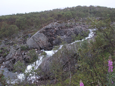Waterfall On The Titovka River