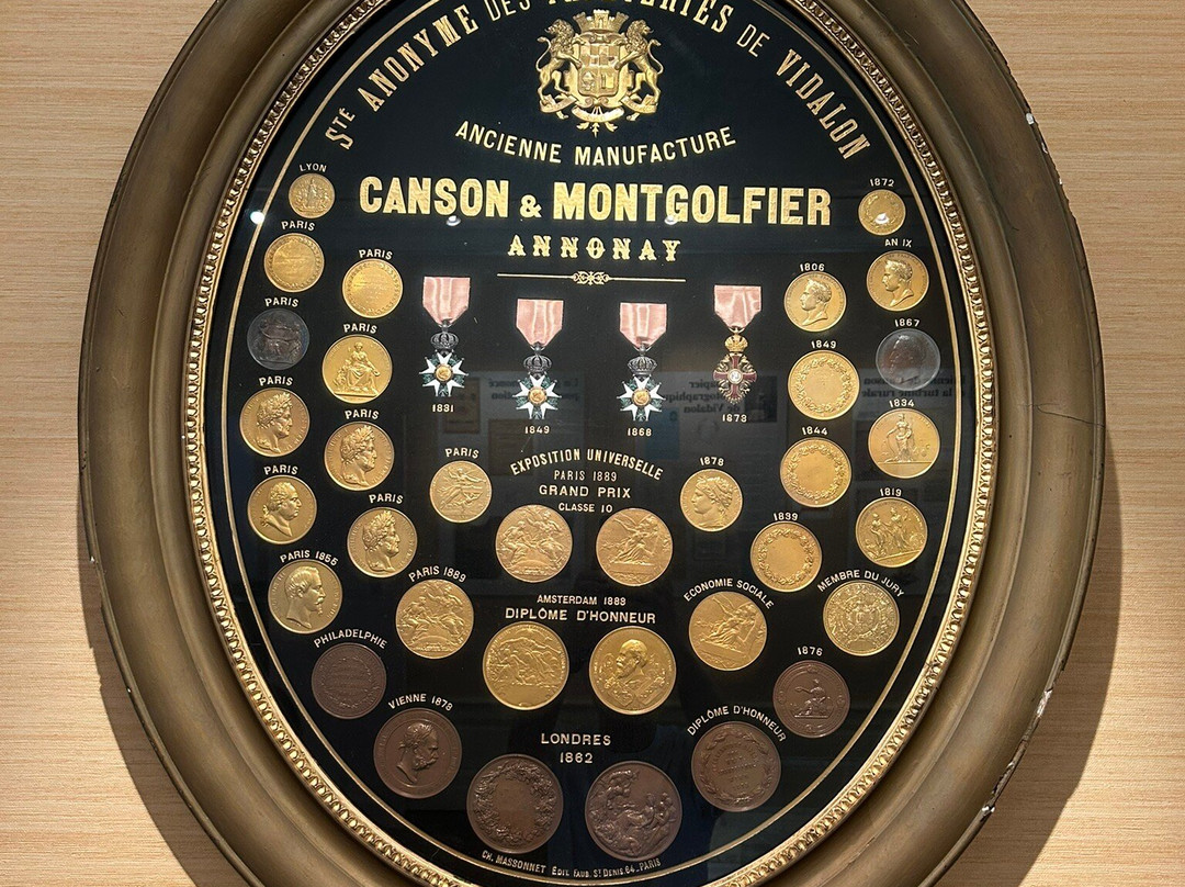 Musee des papeteries Canson et Montgolfier-Davezieux必去景点