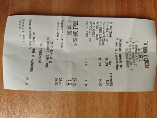 Trattoria al Circolo da Giorgio