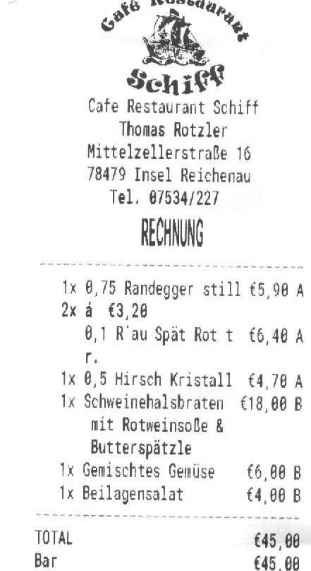 Café Restaurant Schiff