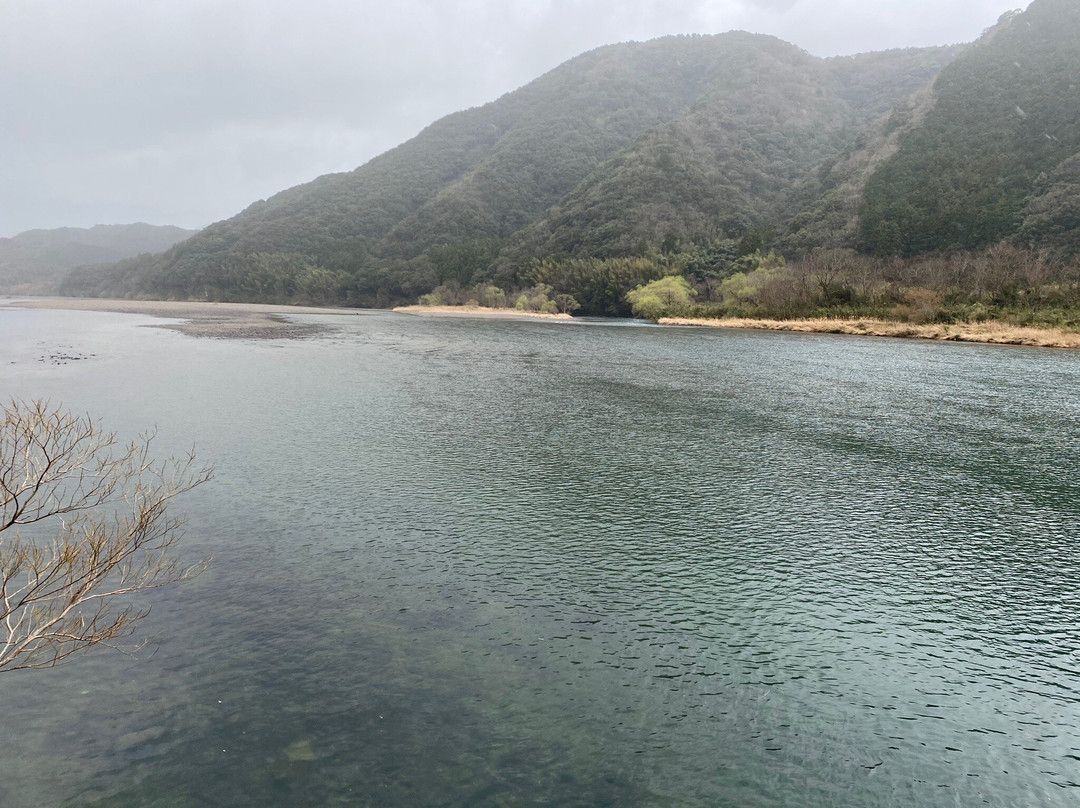 Takase Submersible Bridge-四万十市必去景点