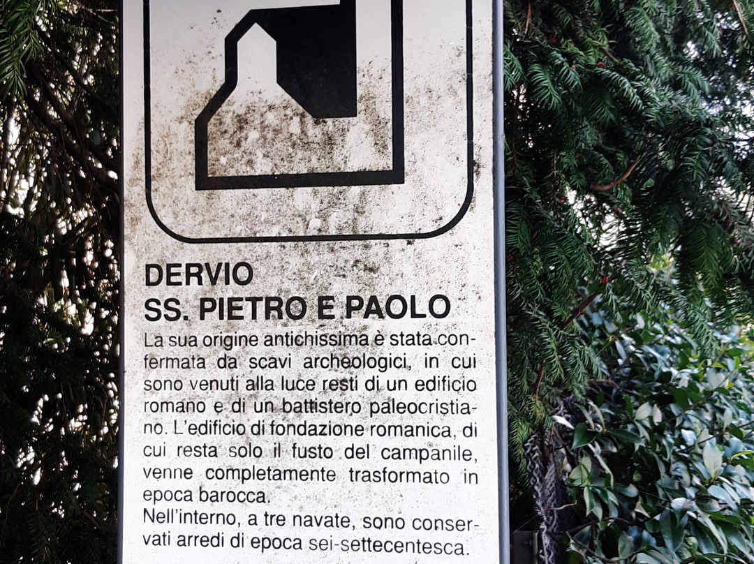 Chiesa dei SS. Pietro e Paolo-Dervio必去景点