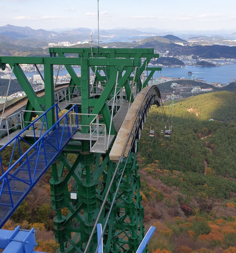 Hallyeo National Marine Park View Ropeway-统营市必去景点