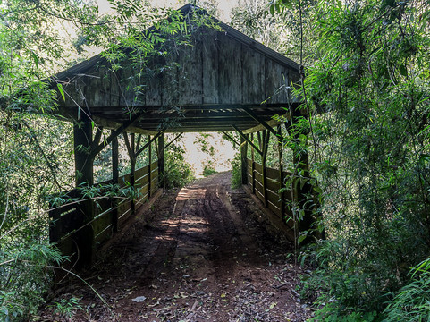 Ponte Coberta Do Arroio Bonito