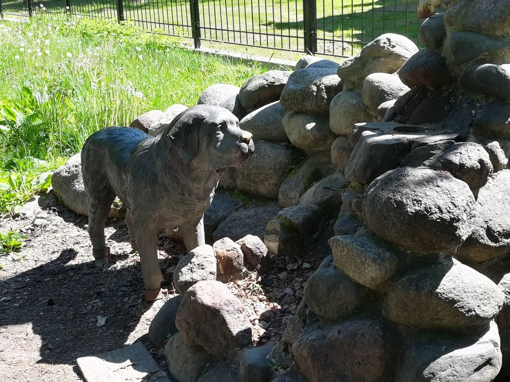 St. Bernard Dog Statue景点图片