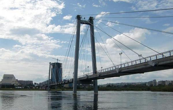 Vynogradovskiy Bridge-克拉斯诺亚尔斯克必去景点