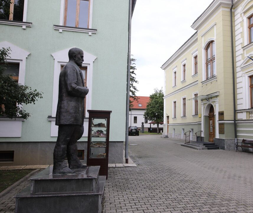 Une Statue Du Poète George Coșbuc-Bistrita Bargaului必去景点