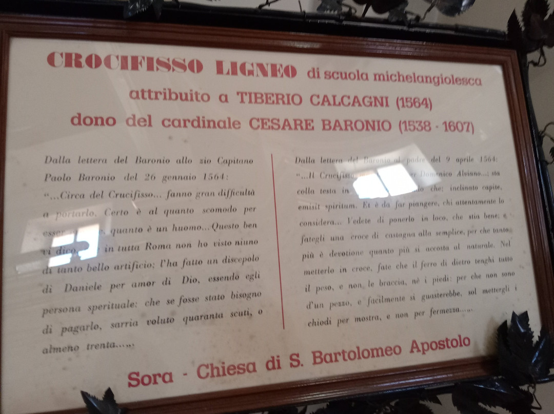 Chiesa di San Bartolomeo Apostolo-Sora必去景点