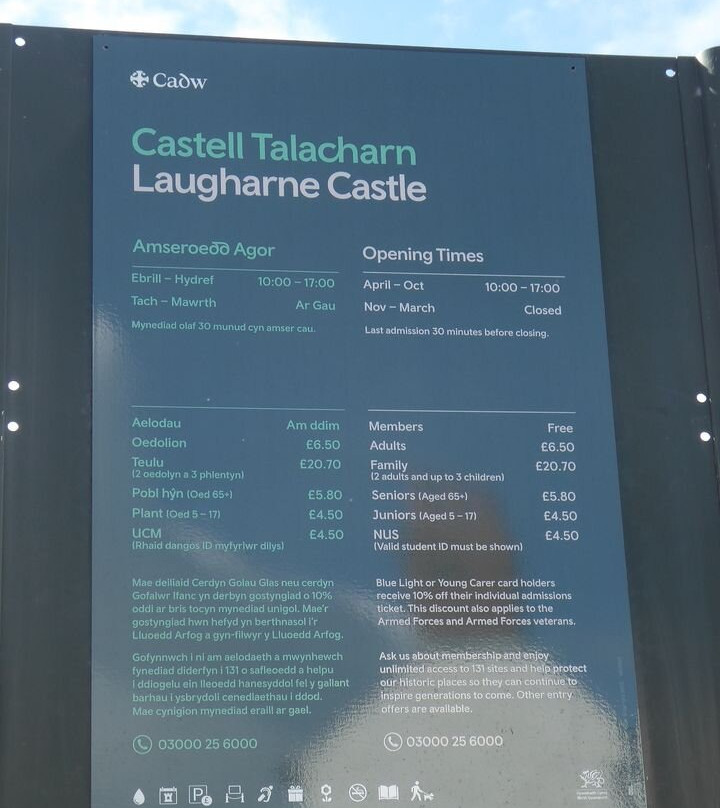 Laugharne Castle-喀麦登必去景点