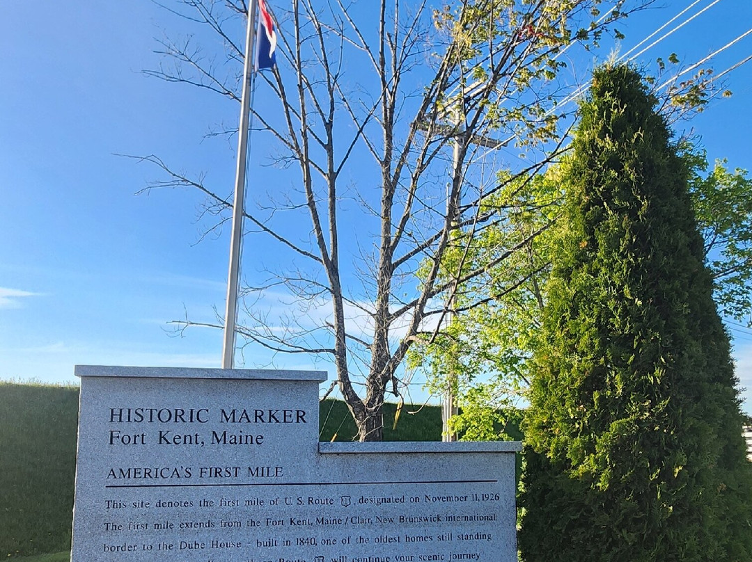 America's First Mile-Fort Kent必去景点
