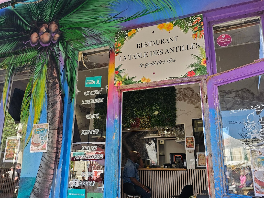 La table des Antilles