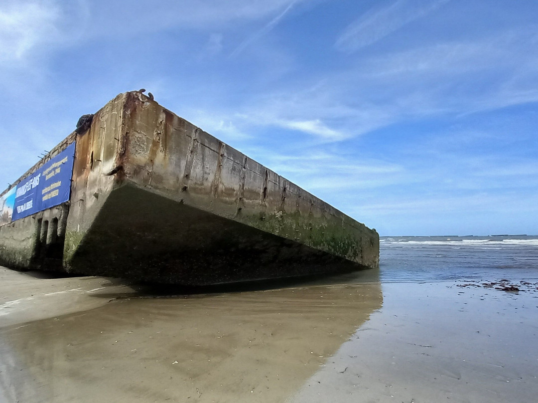 Künstlicher Hafen-Arromanches-les-Bains必去景点