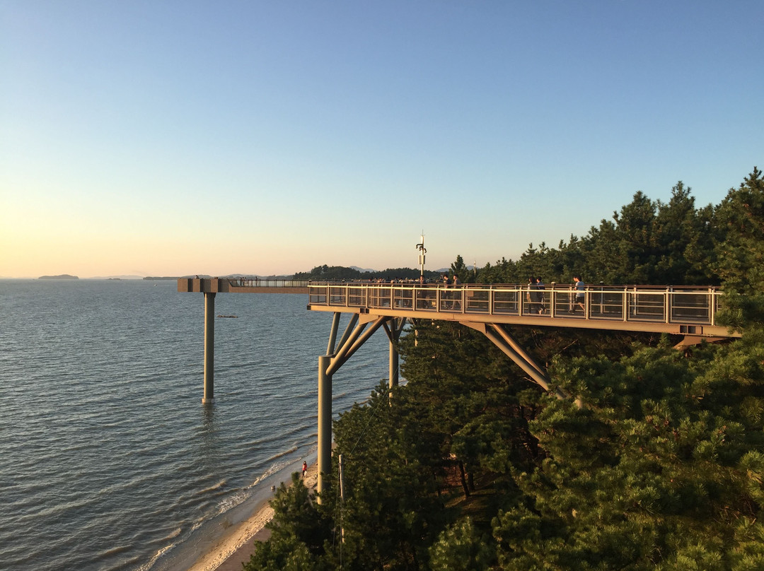 舒川郡旅游景点-Janghang Skywalk