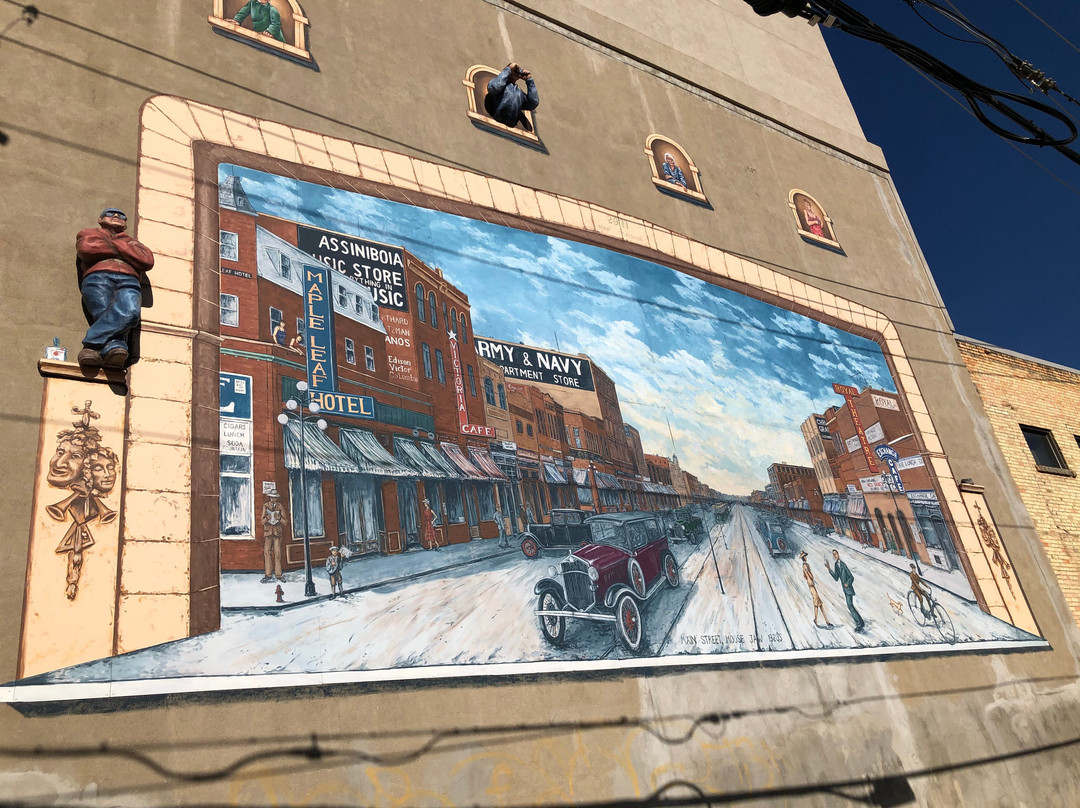Murals of Moose Jaw-穆斯乔必去景点