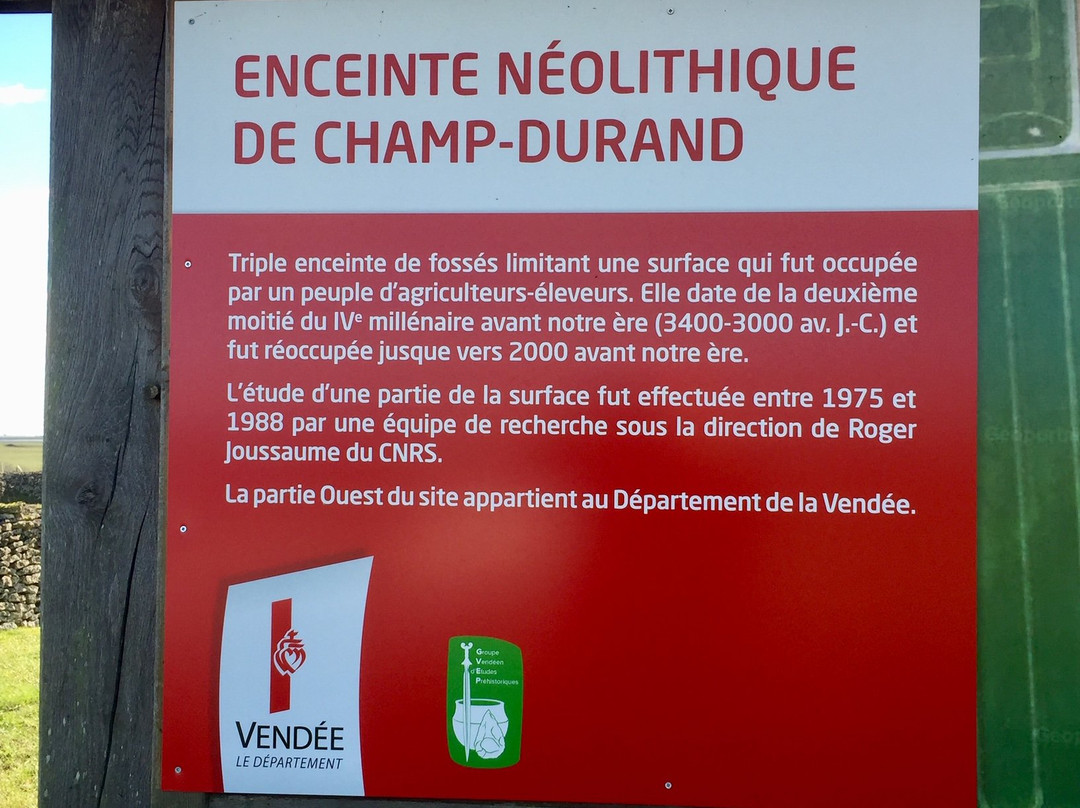Enceinte Préhistorique De Champ-durand景点图片