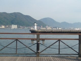 Shimonoseki City Arukapoto East Breakwater Lighthouse-下关市必去景点
