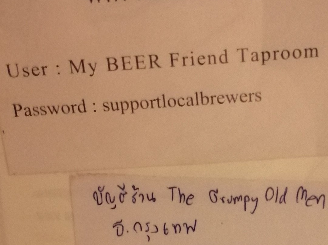 The Grumpy Old Men : My BEER Friend Taproom-清迈必去景点