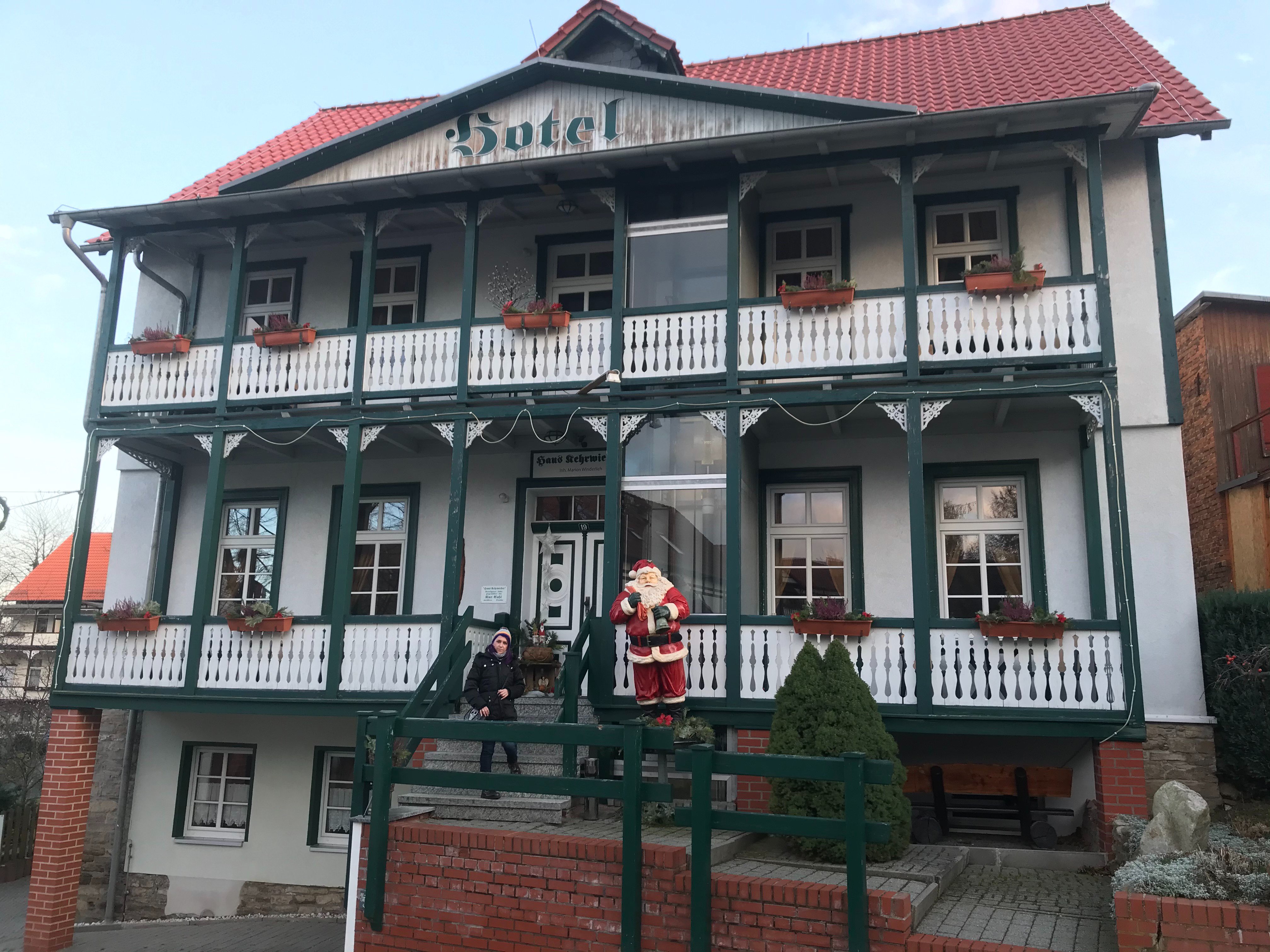 Kur-Café and Haus Kehrwieder-浴室