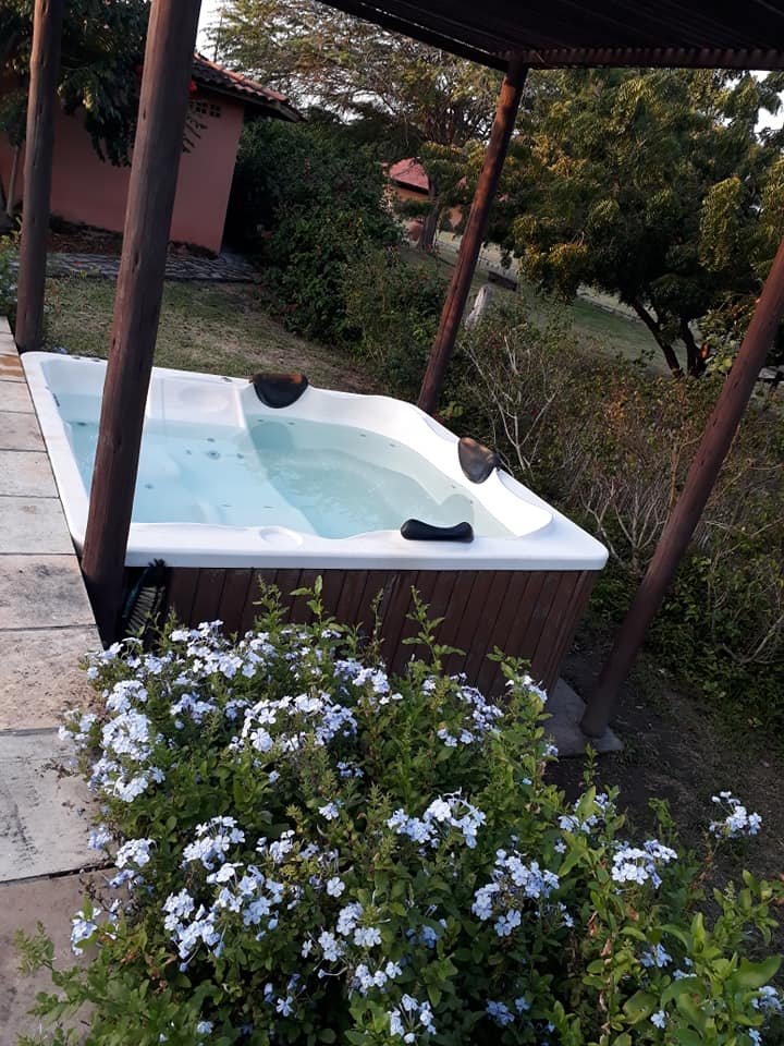 Pousada Fazenda Santa Fe-泳池