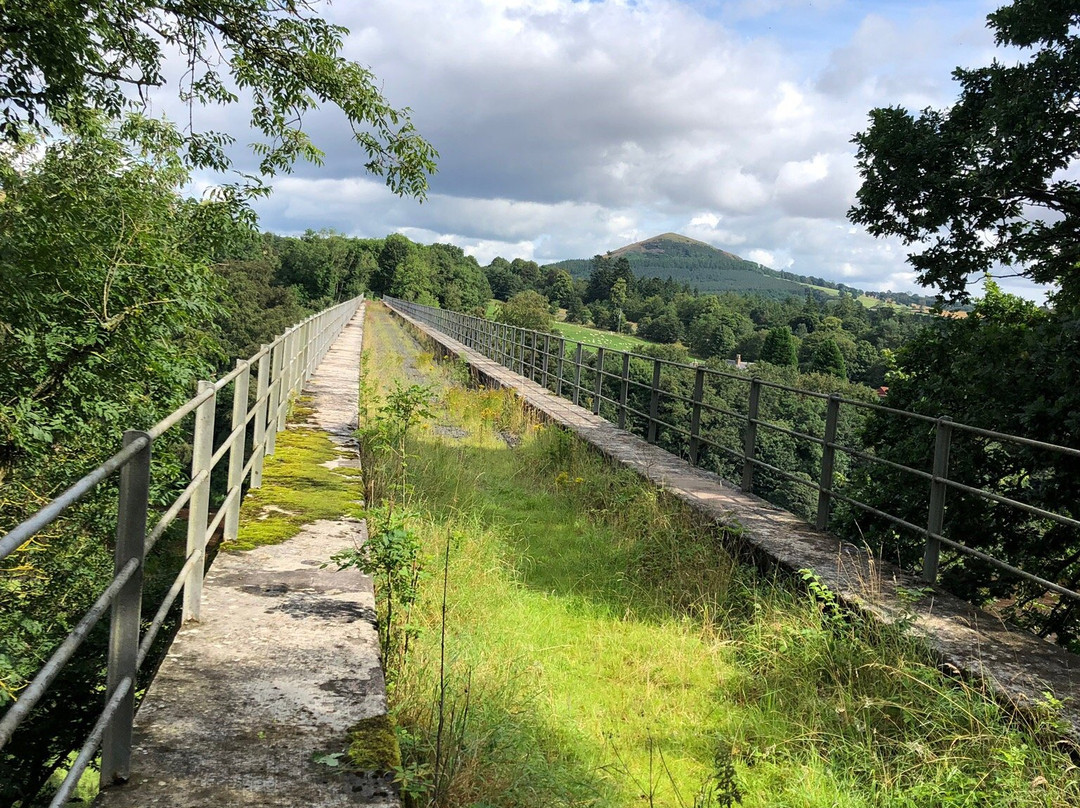 The Leaderfoot Viaduct, also known as the Drygrange Viaduct-Melrose必去景点