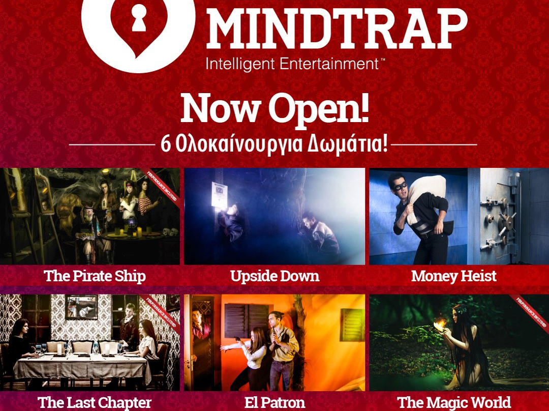 The MindTrap Escape Rooms Pallini-Gerakas-Pallini必去景点