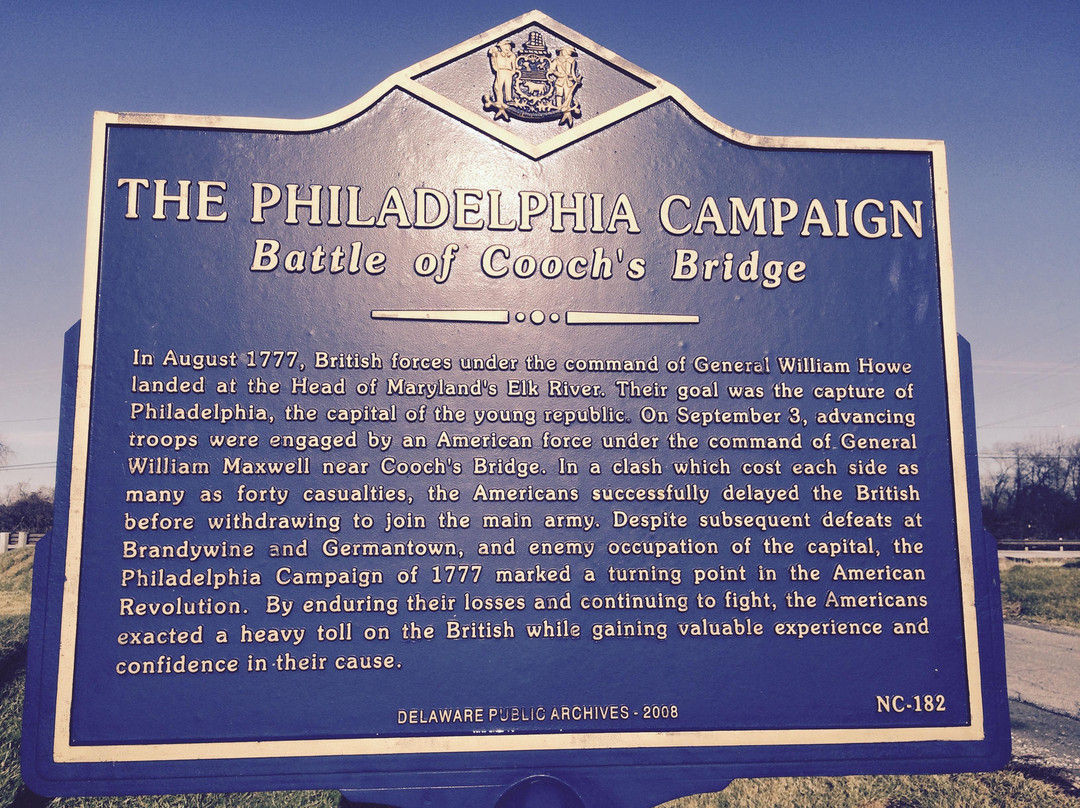 Cooch's Bridge-纽瓦克必去景点