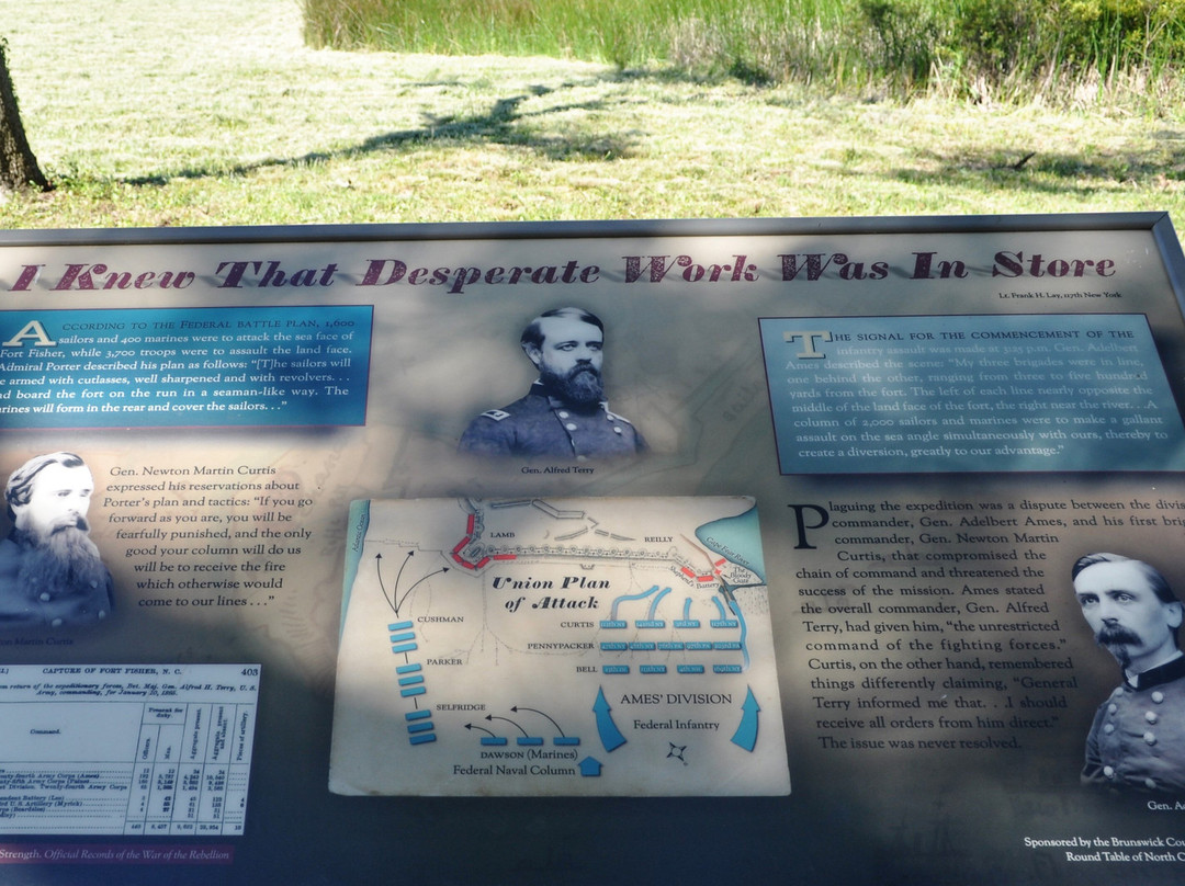 Fort Fisher State Historic Site-Kure Beach必去景点