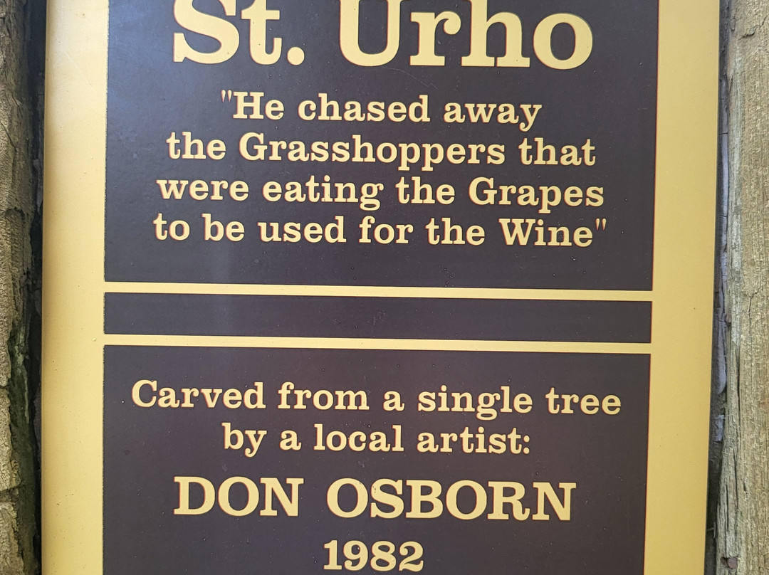 St. Urho  Tree Trunk Carving