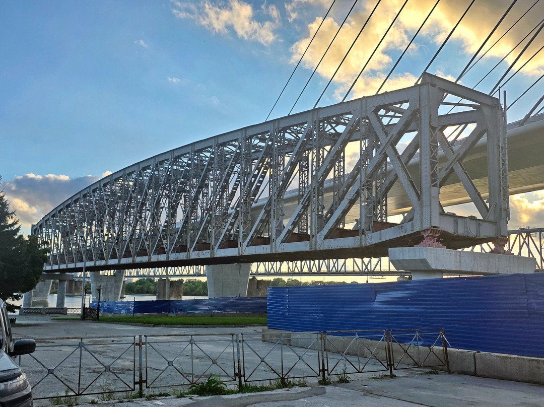The 1st bridge across the Ob-新西伯利亚必去景点
