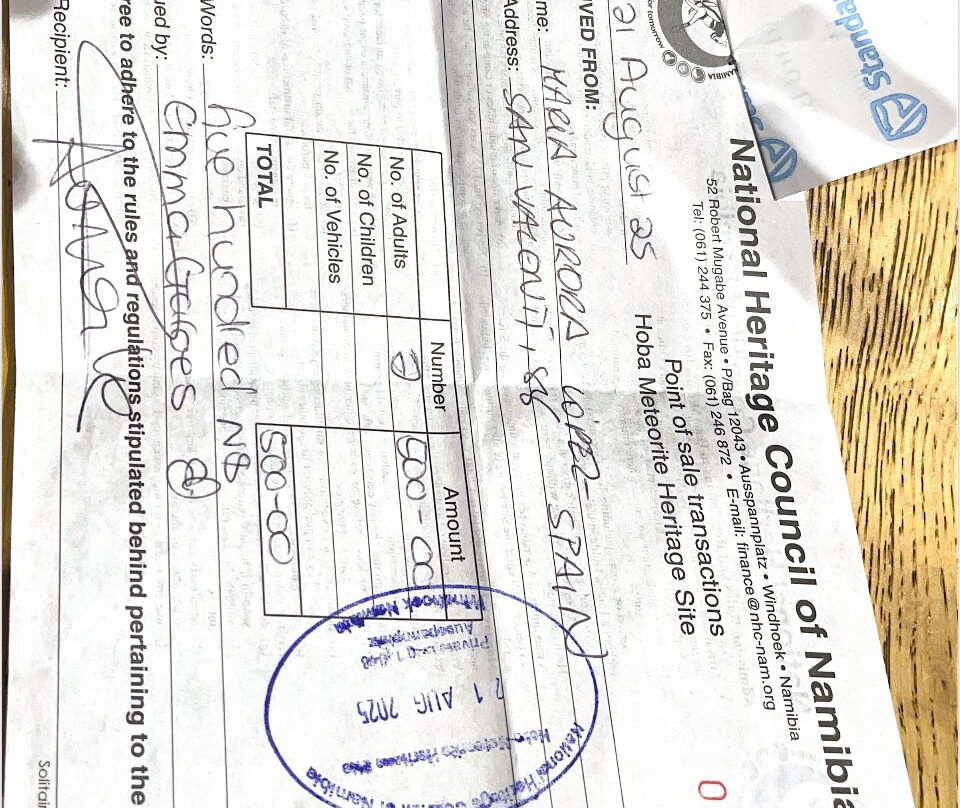 Hoba Meteorite-Grootfontein必去景点