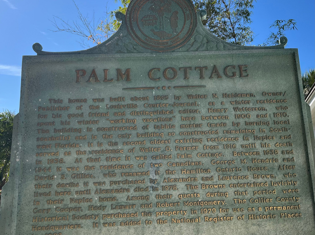 Historic Palm Cottage Museum-那不勒斯必去景点