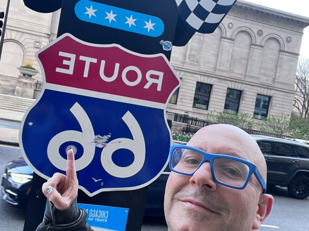 Route 66 End Sign-芝加哥必去景点