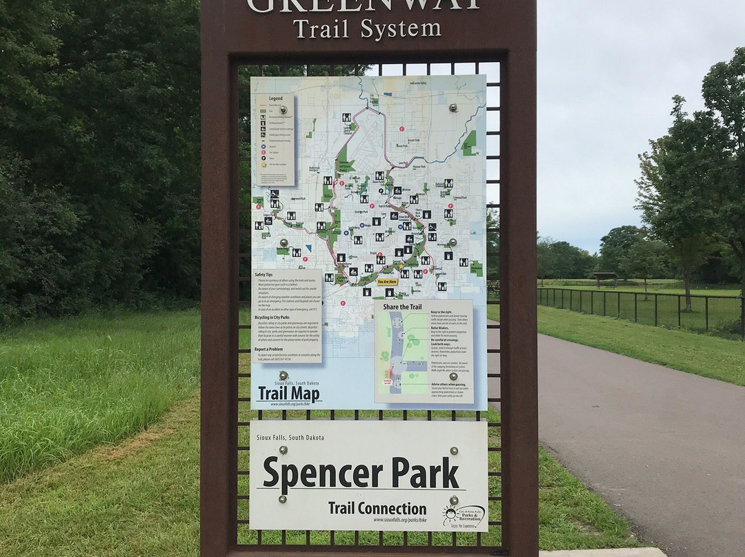 Sioux Falls Bike Trails-苏福尔斯必去景点