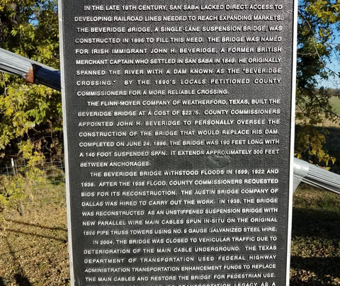 Beveridge Bridge-San Saba必去景点