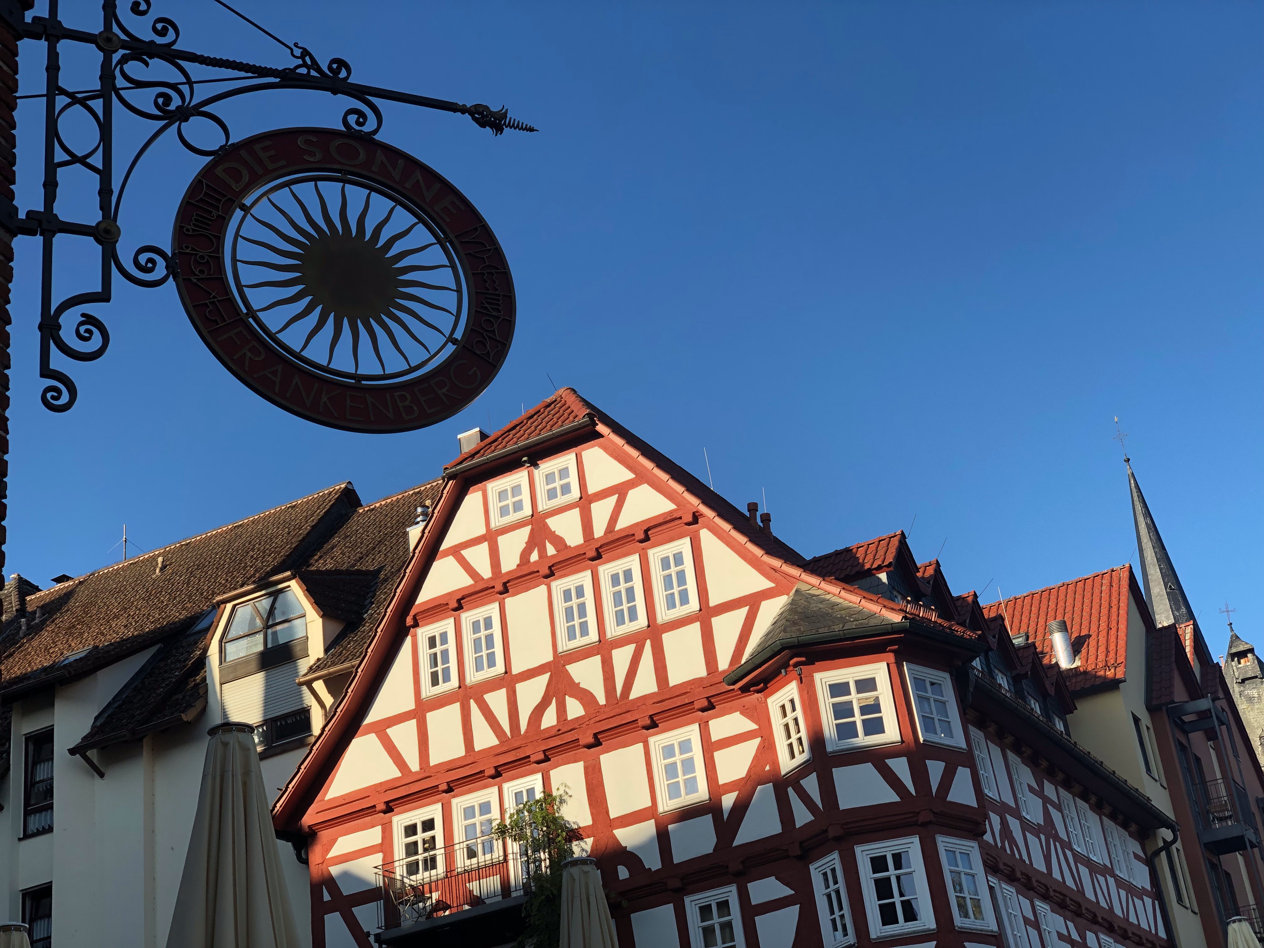 Hotel Die Sonne Frankenberg-浴室