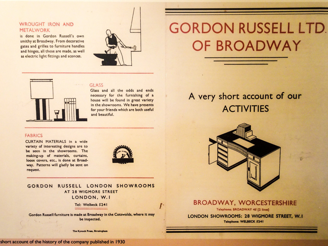 Gordon Russell Design Museum-百老汇必去景点