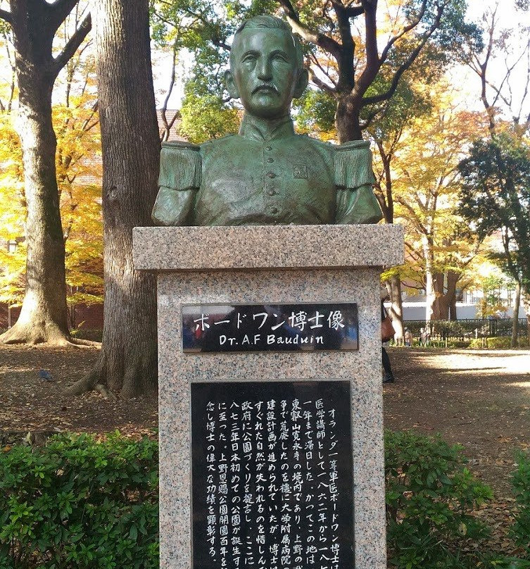 Dr. AF Bauduin Statue-Uenokoen必去景点