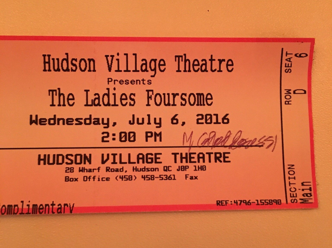 Hudson Village Theatre-Hudson必去景点