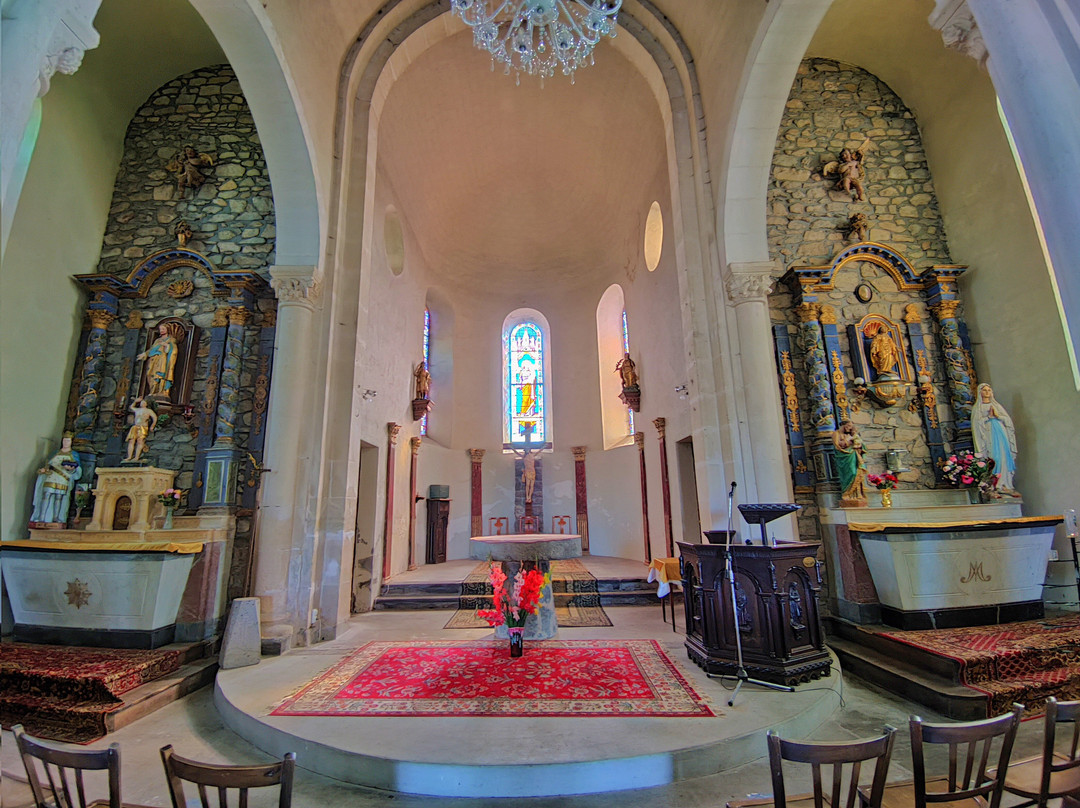 Église Saint Sébastien de Saint-Gènes-Champespe景点图片