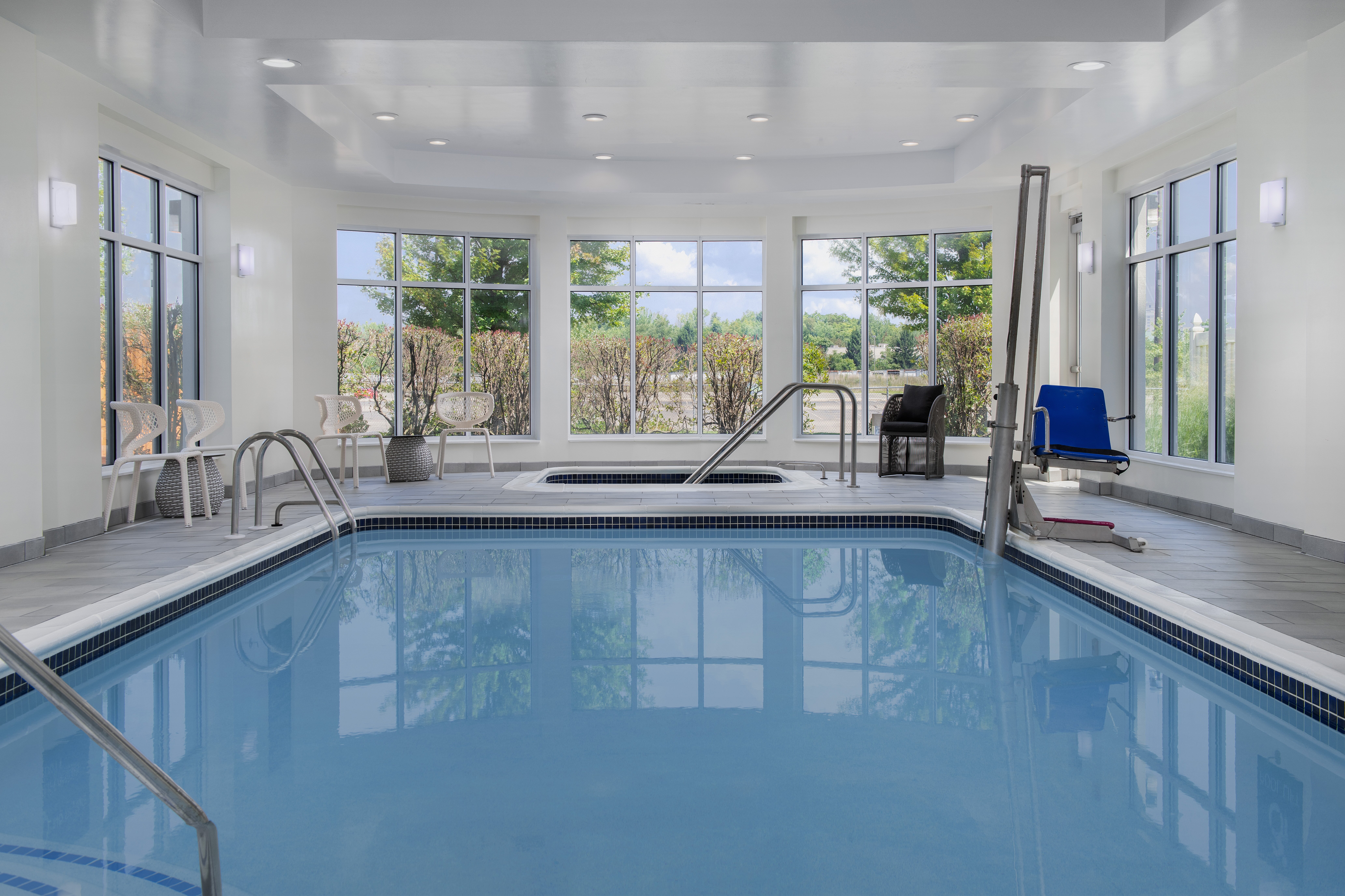Hilton Garden Inn Wilkes Barre-泳池