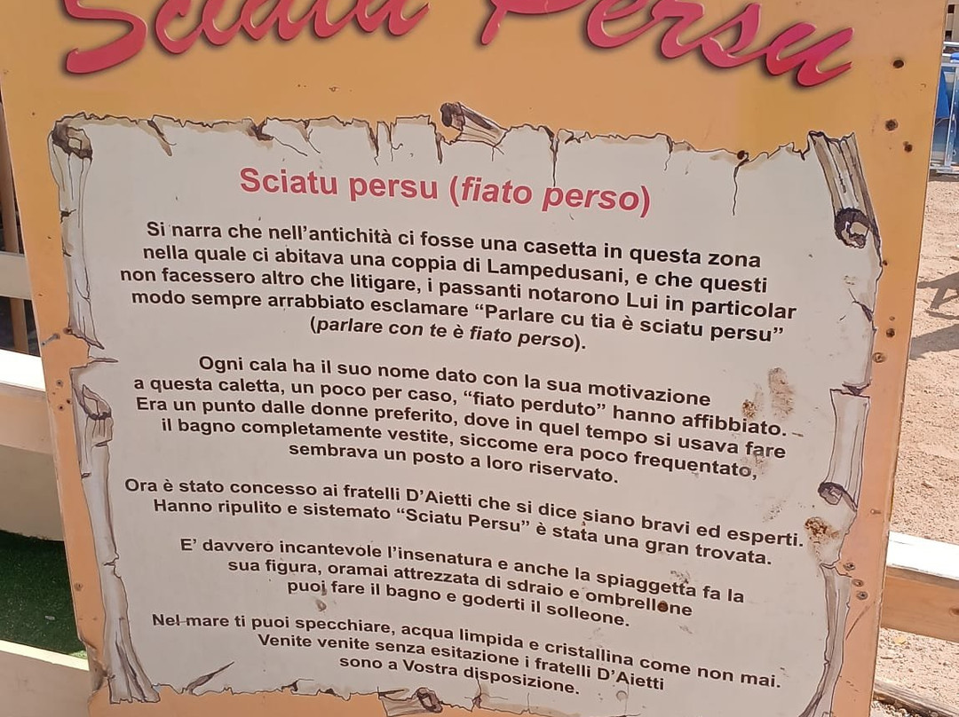 Sciatu Persu-兰佩杜萨必去景点