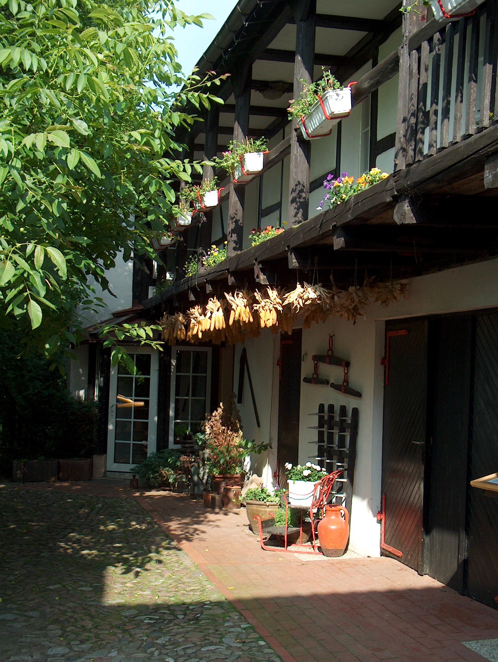 Hotel Garni & Oma's Heuhotell Pension Zur Galerie-浴室
