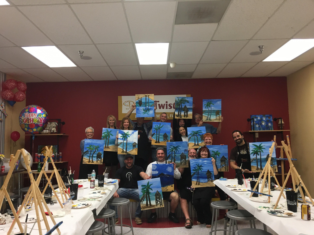 Painting with a Twist-迪尔菲尔德比奇必去景点