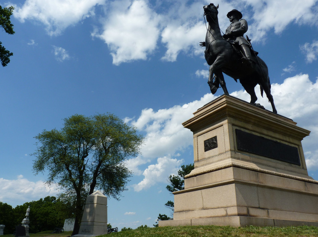 Equestrian Monument to Major General Winfield Scott Hancock-葛底斯堡必去景点